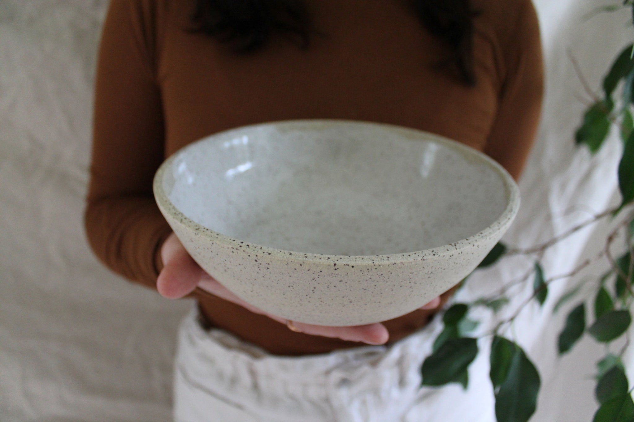 Raw Speckled Bowl