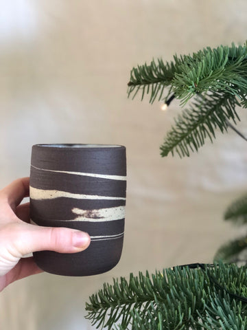 12 oz ceramic tumbler - Coffee