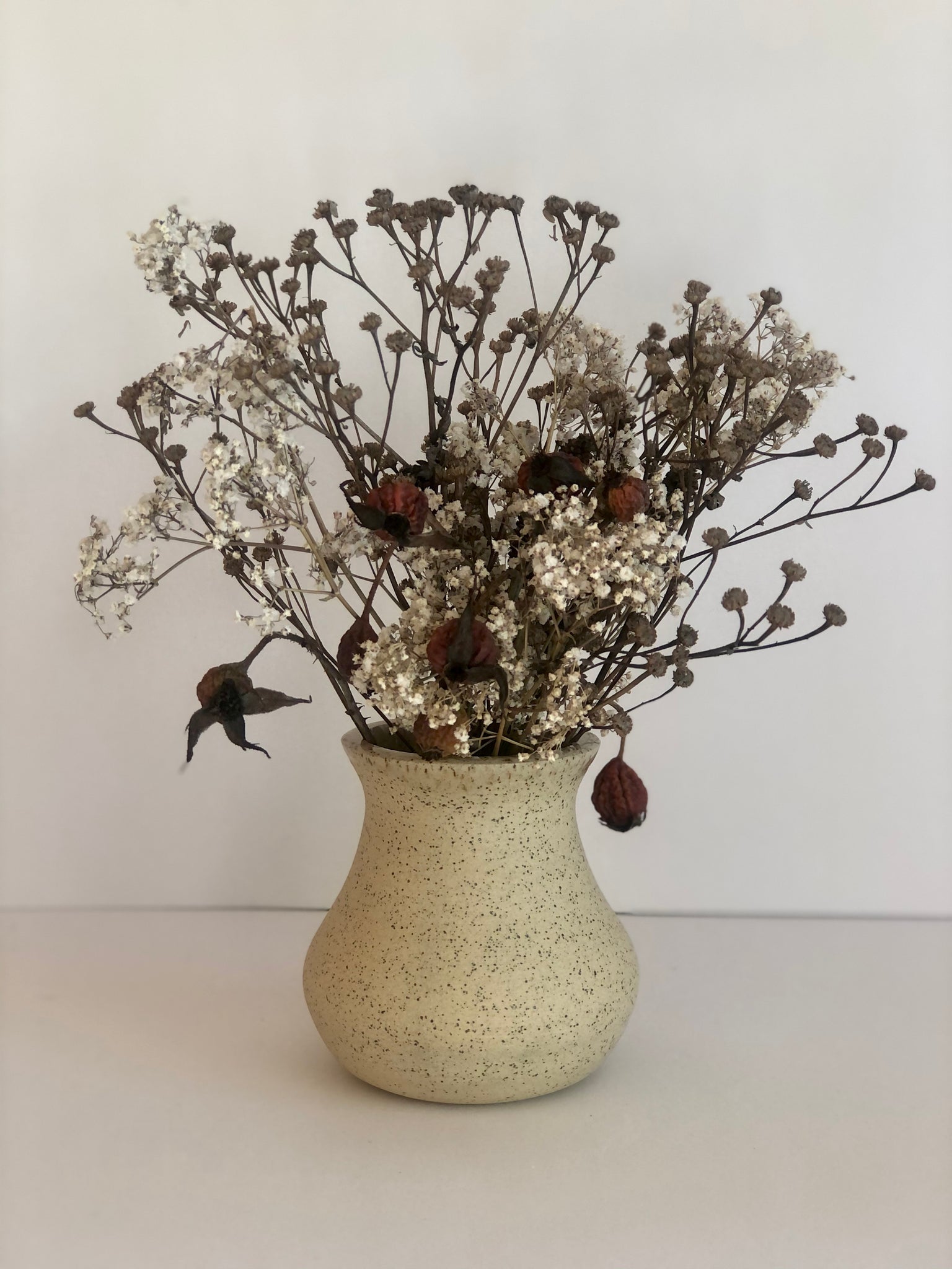 Raw Speckled vase